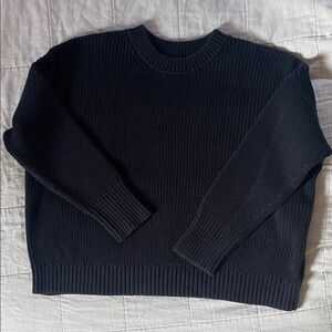 Tradlands black fisherman sweater